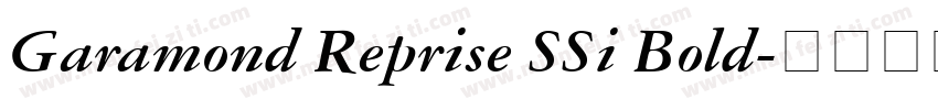 Garamond Reprise SSi Bold字体转换